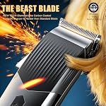 Professional Hair Clipper Set,4 in 1 Hair Clippers for Men, Hair Clippers, Beard Trimmer& Rechargeable Shaver Set, Barber Hair Cutting Kit for Men ，for Gifts (Black) - Image 5