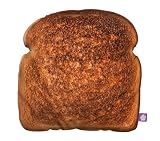 All About Vibe Toast Pillow, Realistic 3D Novelty Throw Pillow