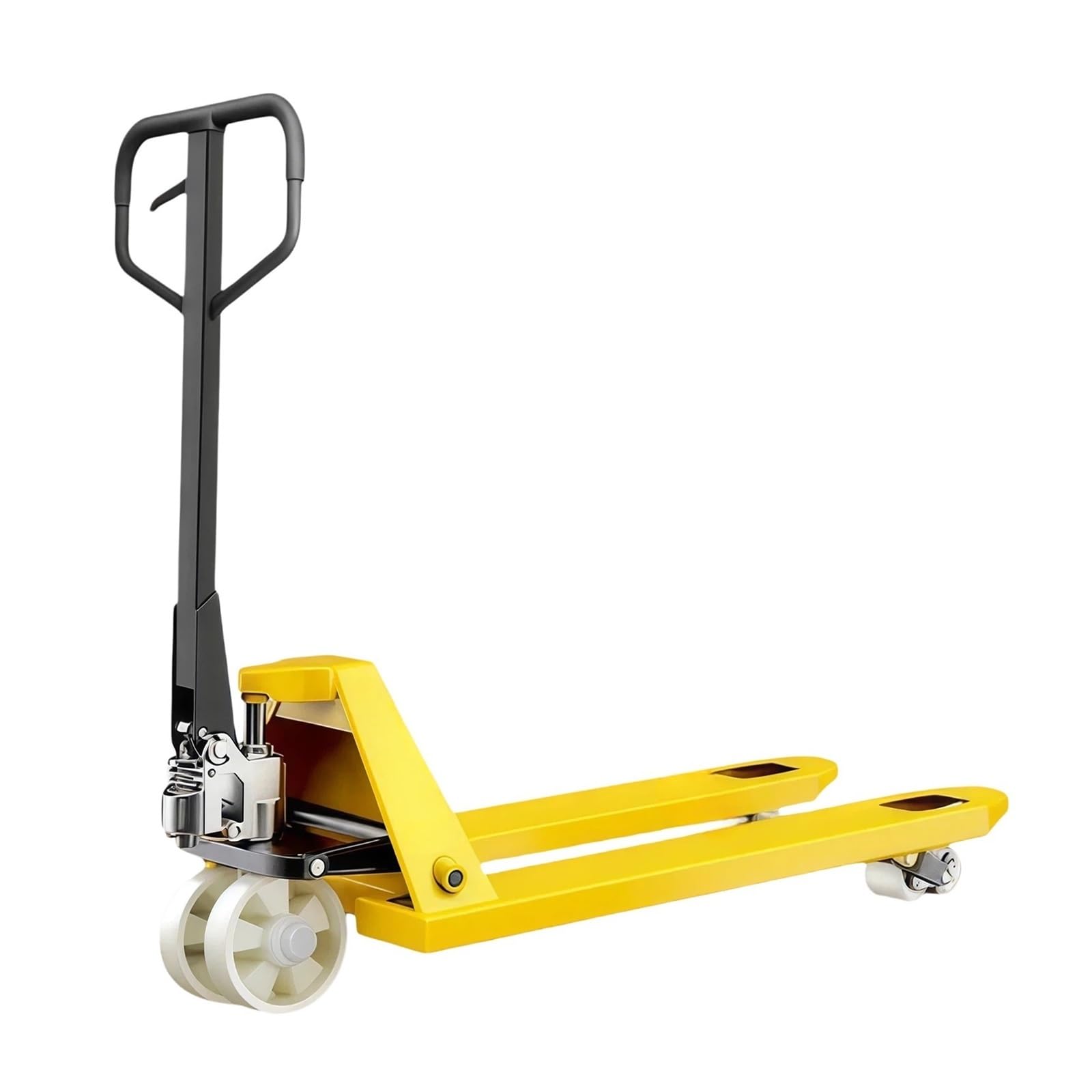 Transpallet idraulico manuale con le ruote - Pallet Jack resistente per movimentazione efficiente del materiale del magazzino e trasporto industriale
