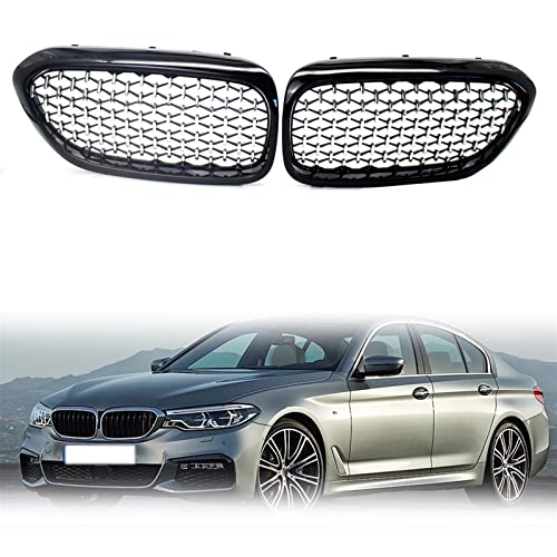 Calandre BMW G30 G31 style diamant gypsophile en ABS premium pour Série 550I M5