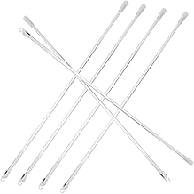 Garneck 6 Pçs Mini Persianas Brancas Acessórios Brancos Para Janelas Persianas E Persianas Varinha De Persianas Varinha De Cortina Acrílica Transparente Varinha De Reparação De Persiana