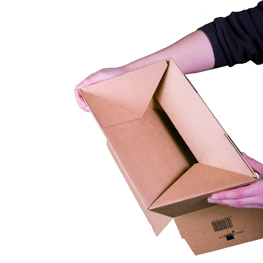 PROREGAL Mega Deal 20x Automatikbodenkarton A4 | LxBxH 304x216x130-220 mm | mit Selbstklebeverschluss & Aufreißfaden | braun | Automatikkarton Versandkarton