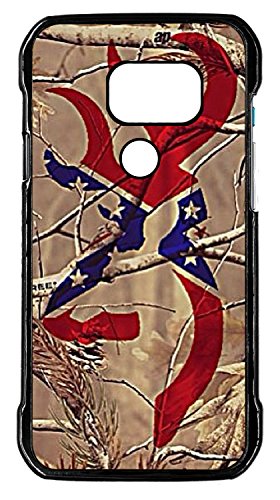 Generic Galaxy S7 Active Case,Browning 5 Hybrid Slim Fit Rugged Heavy Duty Black Hard Plastic Protective Shell Case Cover for Samsung Galaxy S7 Active G891A