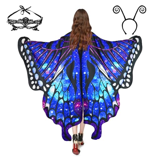 Halloween Costumes for Women Adult Butterfly Costumes Wing Cape Shawl