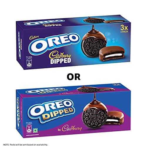 Image of Cadbury Oreo Dipped Chocolate Cookie, 150G (Pack of 4)