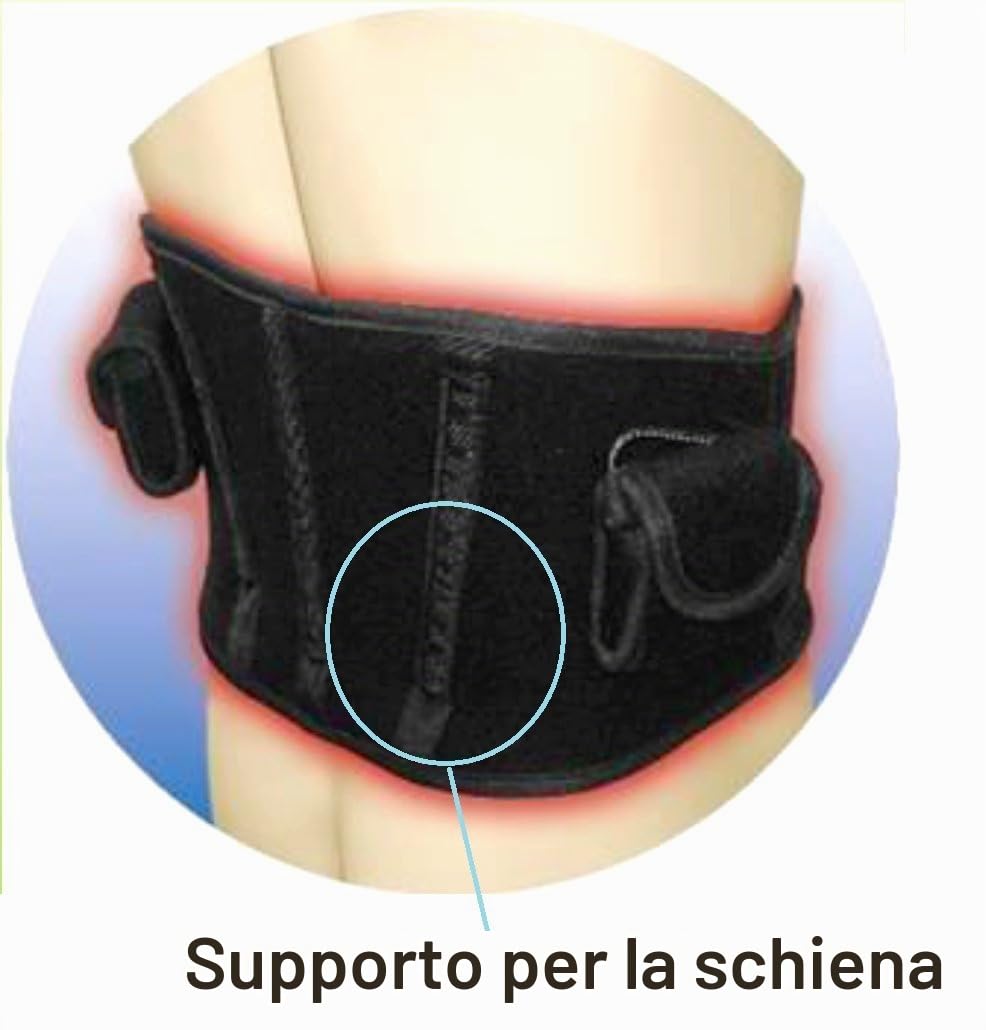 Thermrup Cintura Termica a Infrarossi con Regolazione Della Temperatura a 3 Livelli