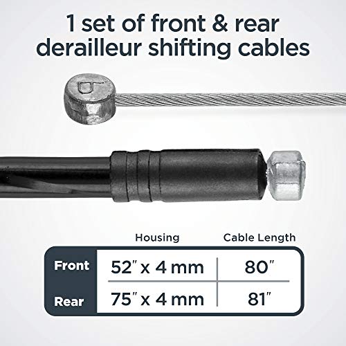 Schwinn Bike Brake And Derailleur Cable Repair Set , Black #TOP3