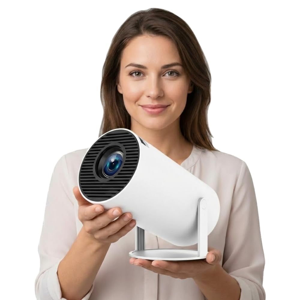 Drumstone (𝐒𝐩𝐞𝐜𝐢𝐚𝐥 𝟏𝟓 𝐘𝐞𝐚𝐫𝐬 𝐖𝐚𝐫𝐫𝐚𝐧𝐭𝐲) Portable Mini Projector with Android 11, 1080P 4K Supported Smart Projector, WiFi 6, Bluetooth 5.2, Auto Keystone, Home & Outdoor Use-image-46