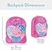 Peppa Pig Backpack | Girls Backpacks for School | Cute Bookbag for Kids | Pink