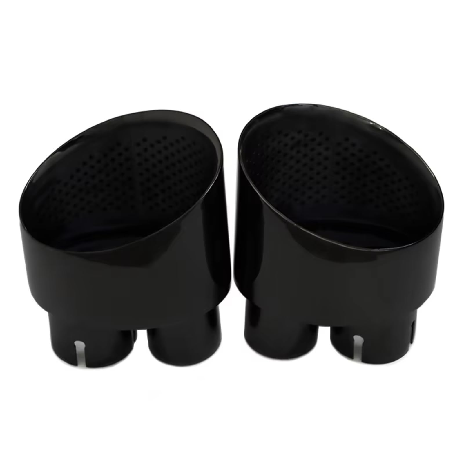 Cola Escape Coche Para S3/4/5/6 Boquilla Acero Inoxidable Tubo Soldadura Punta Universal Ovalada Escape Interior Doble