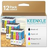 KEENKLE Cartouche d'encre: Cartouches d'encre pour epson compatible pour Epson XP 2200 pour Expression Home XP-2200 XP-2205 XP-4200 XP-3200 XP-3205 XP-4205 Workforce WF-2910D WF-2930DWF WF-2935DWF WF-2950DWF