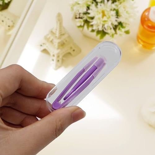 Miniatura 6 de MorTime Juego de 5 piezas de estuche de herramientas portátil para lentes de contacto (insertador/removedor+pinzas con punta suave)