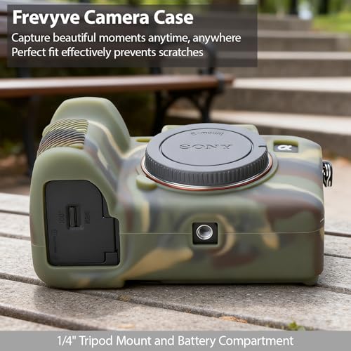 Funda de silicona para cámara Sony A7IV, protectora suave miniatura 5