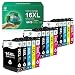 Produktbild GREENSKY Multipack 16 XL Druckerpatronen Kompatibel für Epson 16XL Patrone für Epson WF 2630 WF 2760 WF 2660 WF 2510 Workforce WF-2760 WF-2630 WF-2660 WF-2510 WF-2750 WF-2650 WF-2540 (15er Pack)