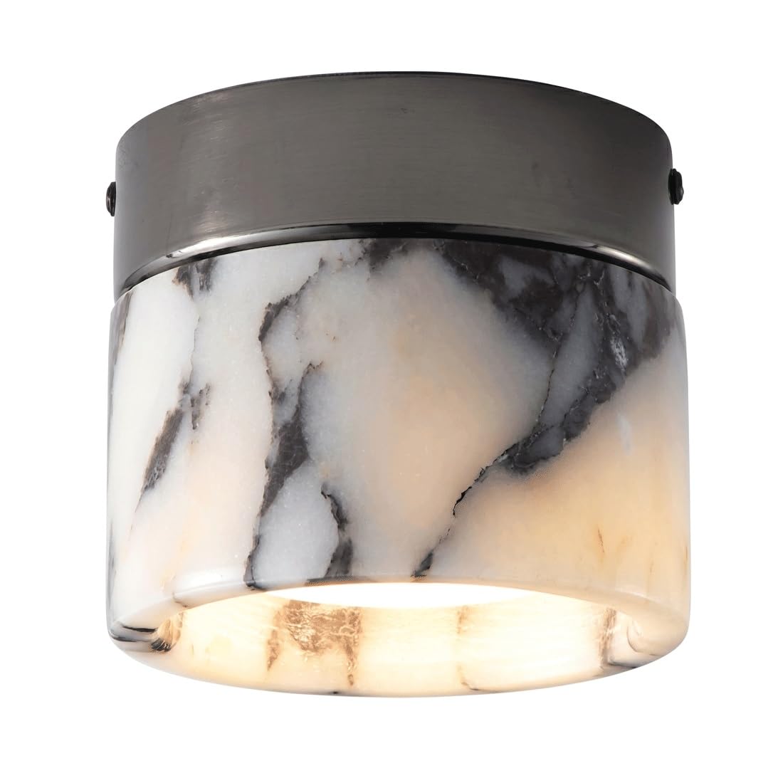 Plafonnier en marbre compact pour éclairer un couloir sombre