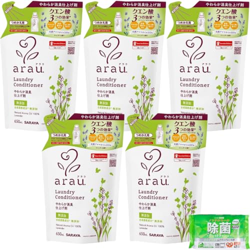 �y�Z�b�g�i�z arau. �A���E. ���炩���L �d�グ�� �l�֗p (650mL ×5) �{ �E�F�b�g�e�B�V�� (45���� ×1) ���v6�_�Z�b�g