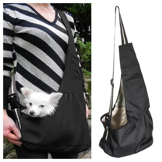 RUNFON bolsa de transporte para perro. Bolsa de transporte bandolera para gato. Bolsa bandolera de transporte para gato, cachorro, animales de compañía - L