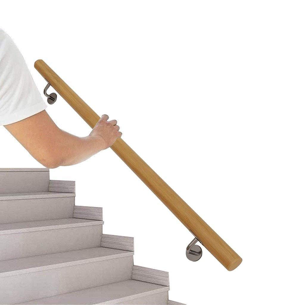 Main courante d'escalier en bois antidérapante de 80 cm