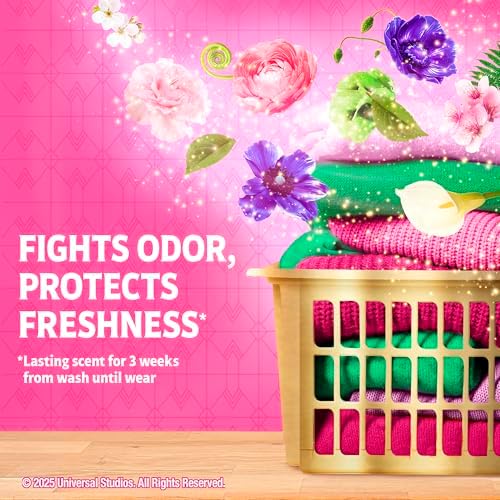 Gain Flings! "Wicked: For Good" Limited Edition Laundry Detergent Pacs, 42 Count, Fantabulous Floral Scent, 3 in 1 HE Detergent Pacs with Oxi Boost and Febreeze - 4