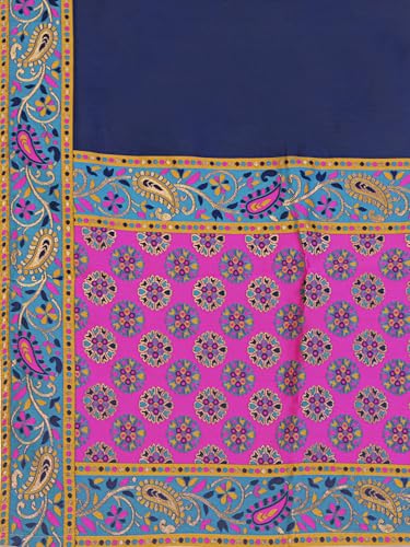 Image of PURVAJA Women's Jacquard Semi-Stitched Lehenga choli