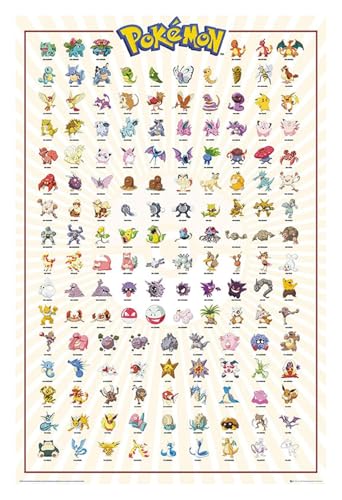ABYSTYLE – Poster POKÉMON – Région (Kanto)