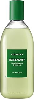 AROMATICA Rosmarin Kopfhaut-Schälshampoo 400ml – Veganes Shampoo mit Rosmarinöl – Entfernt abgestorbene Hautzellen auf den...