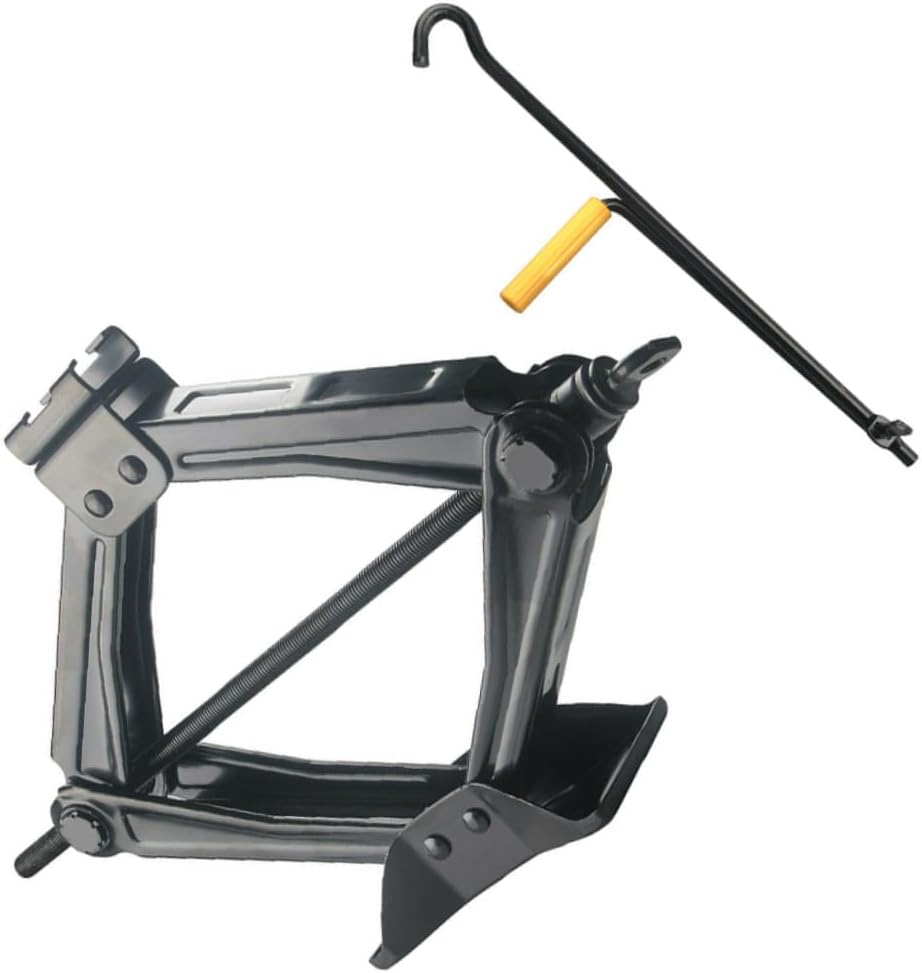 5 Ton Hand Cranking Auto Jack Scissor Jack Car Tire Repair Tool Portable Vehicle Lift for Emergency Maintenance Random Color