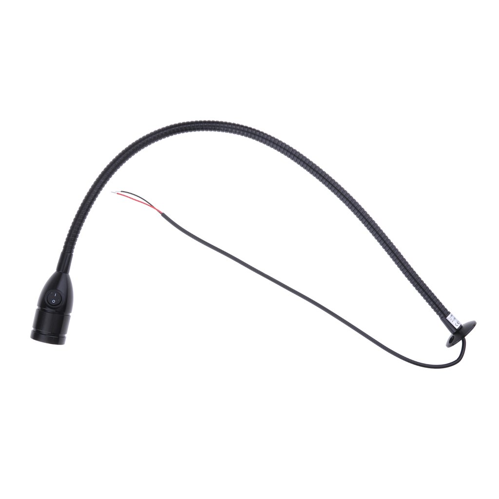 Almencla Bateaux De Lecture De Véhicules De Plaisance à LED à Fixation Murale, à Côté De Lampes, Lampe à Applique Filaire avec Interrupteur, 12V / 3W / 6000K,