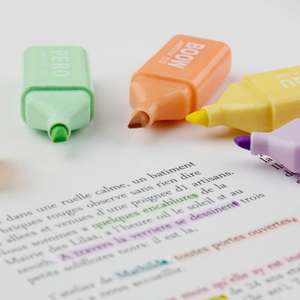 Amazon.co.jp: NIOIPXA 漫画ミニ蛍光ペン6本セット ライトカラー