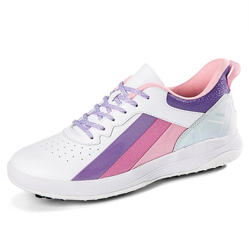 ONAIC Golf Shoes Womens Waterproof Golf Sneakers Spikeless Outdoor Anti Slip Golf Footwear