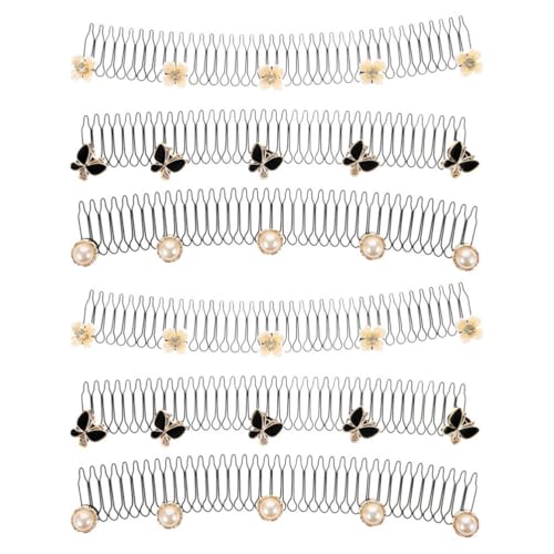 Peines Beaupretty para cabello, 6 unidades, negro miniatura 1