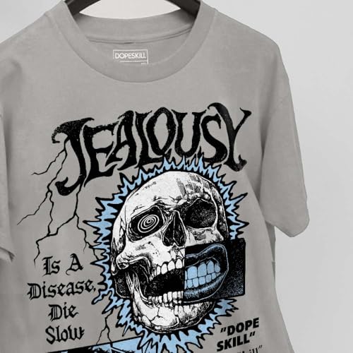 Image of DopeSkill Halloween Graphic Tee Streetwear Hip Hop Hypebeast Unisex T-Shirt Sneaker Colour Matching Shirts Spooky Graphic