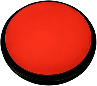 SKY 8 Inch Silent Drum Practice Pad Round Red Color