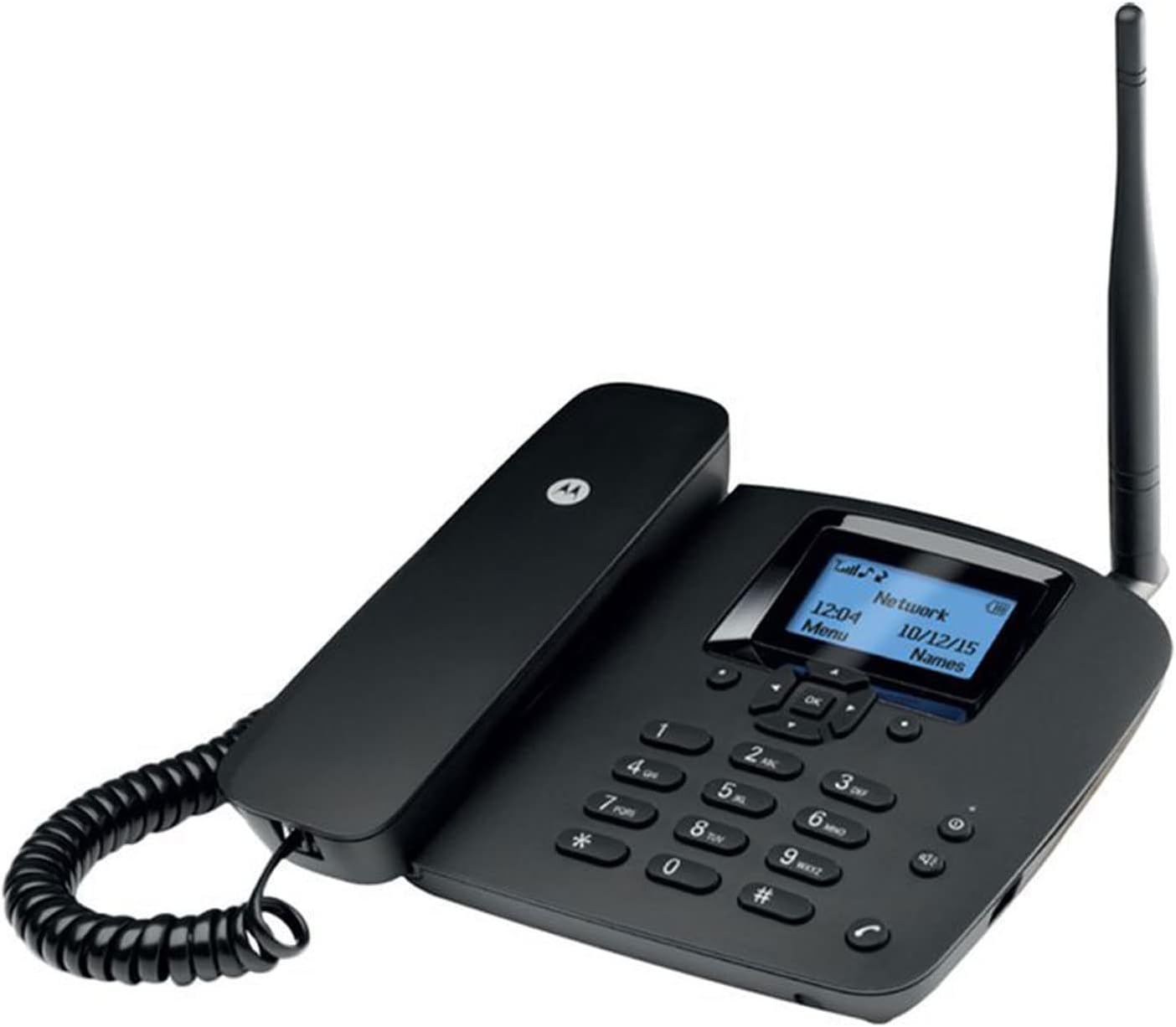 Motorola Fixed Wireless Cordless Telephone, Black