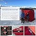 Deluxe Shelter Tie Down Kit Fit for Eskimo Ice Fishing Tent, 24260 Ice Shelter Anchors Tool Accessories for Setting Up Shelter Shanty - 4 Cam Straps & 4 Self-tapping Ice Anchors with Strong Grip