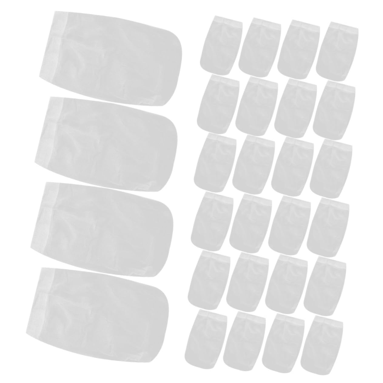 Kisangel 2 Juegos Bolsa De Filtro De Piscina Colador Acuario Bolsas De Filtro De Malla Protectores De Filtro Skimmer Calcetines Filtros De Piscina De Nailon Cesta De Filtro De 30 Uds * 2