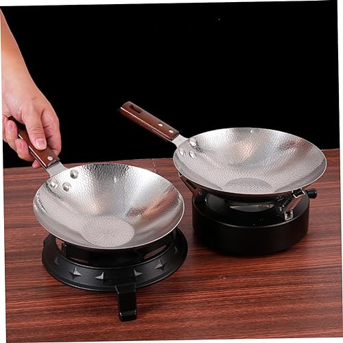 Wok con Mango de Madera Ergonómico y Acero Inoxidable miniatura 2