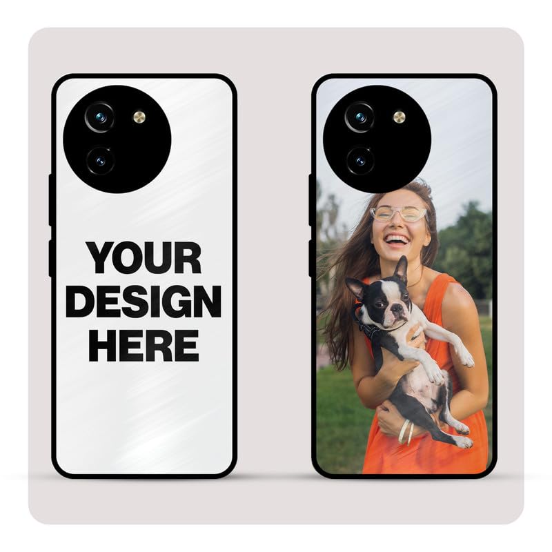 Image of Personalized Back Cover for Vivo Y200i | Custom Case with Name, Photo or Logo | PrintShield Hybrid with Soft TPU Grip & Scratch Protection