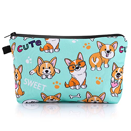 Sibba Trousse de Maquillage en Toile Mini Sac à Main Fermeture éClair Trousse de Toilette Trousse...