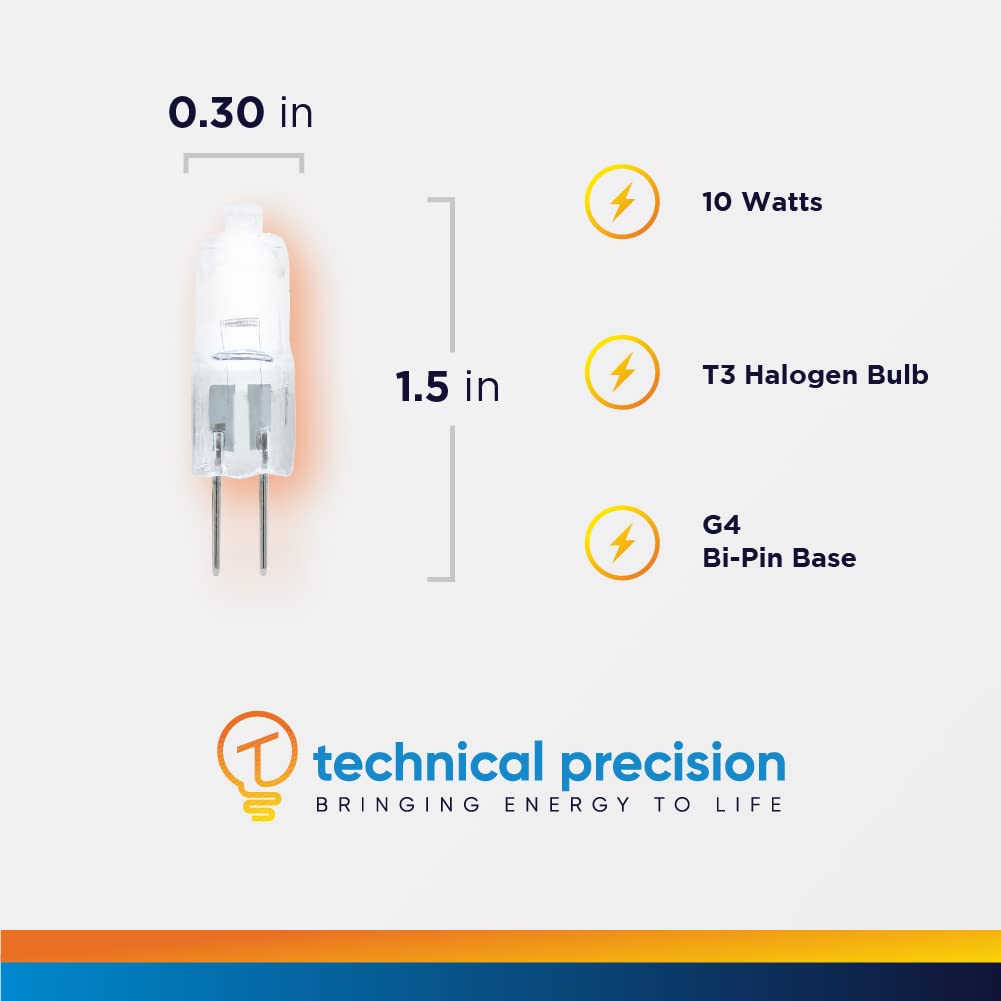 Technical Precision 10W Appliance Bulb Replacement for W10886919 