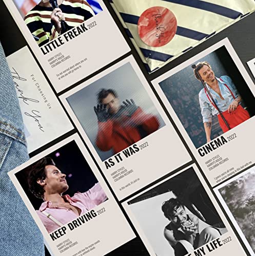 Image of Harry Styles Wall Collage Kit 50 PCS A6 4x6 Inch Posters for Wall | Harry Styles Music Posters | Home Decor | Wall Decor Items | Room Decoration Items for Bedroom | Wall Stickers for Home | Room Decor