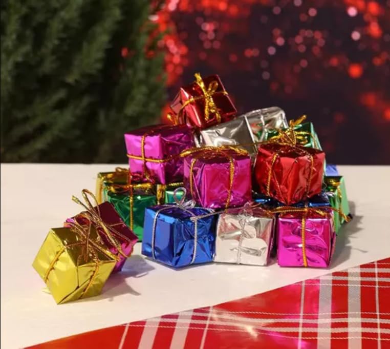 HC VILLA Set of 60 Christmas Tree Ornaments Festive Hanging Decorations for a Merry Home - Image 3