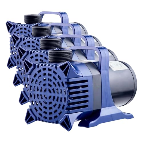 Image of Alpine Corporation 2100 GPH Submersible Water Pump with 33 FT Cord & Adapters for Ponds,Fountains,Waterfalls,and Water Circulation,192 Watts 20 FT Lift Quiet Operation Vertical /Horizontal (Pack of 4)