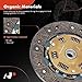A-Premium Transmission Clutch Kit Set Compatible with Ford Escape 2001-2004, Escort 1997-2003, Probe 1993-1997 & Mazda 626 1993-2002, Tribute 2001-2004, MX-6, Protege, Protege5 & Mercury Tracer