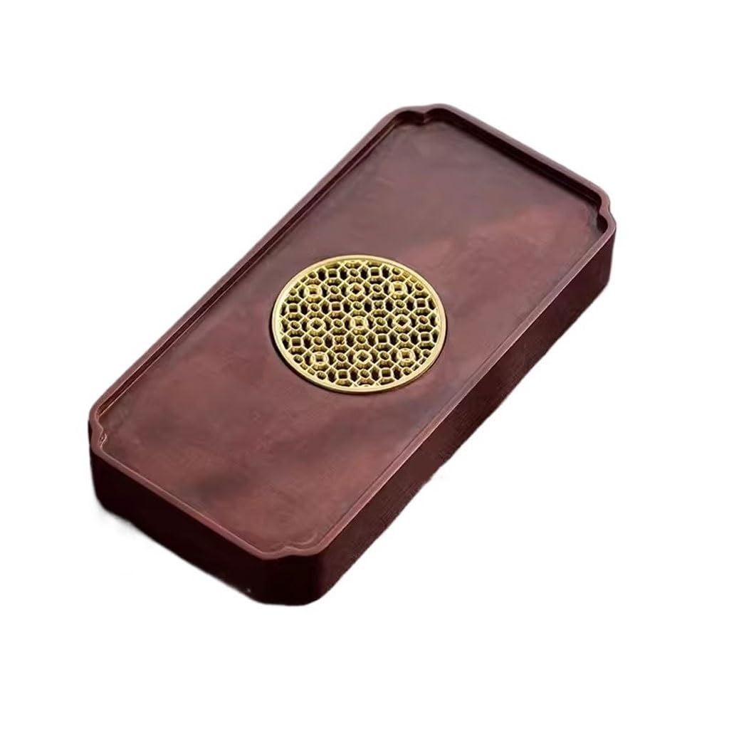 GTHTUHFD Tea Trays For Serving Home Teapot Modern Tea Set Office Small Hollow Drainage Water Storage Dry Tea Tray Gongfu Tea Tray