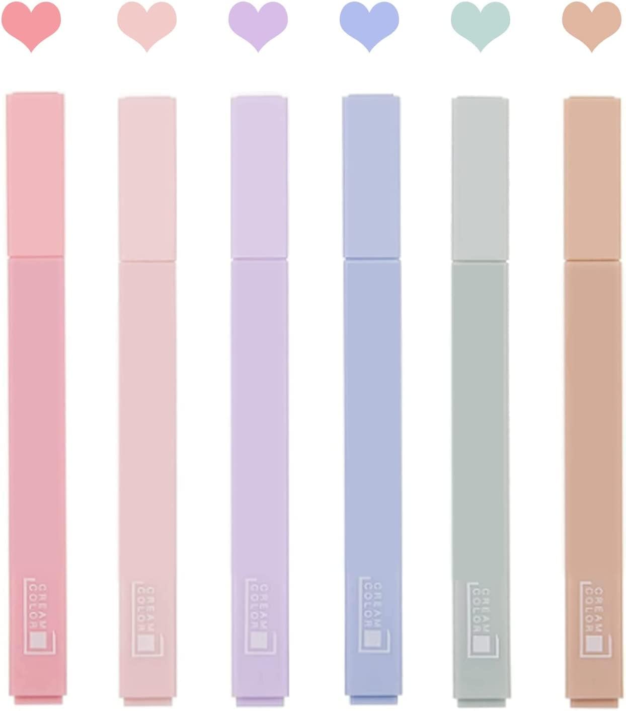 Highlighters, Pastel Highlighter Assorted Colors, Chisel