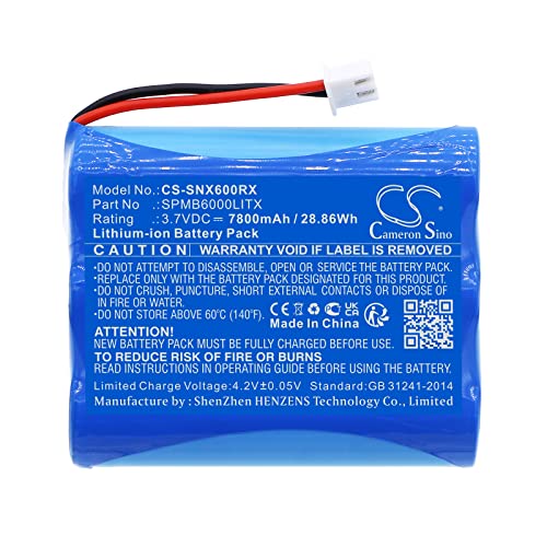 CS Cameron Sino 7800mAh / 28.86Wh Replacement Battery for Spektrum SPMB6000LITX, Transmitter iX12, Transmitter NX6, Transmitter NX8
