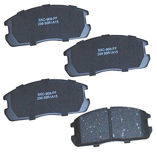 Image of Bendix Premium SBC299 Ceramic Front Brake Pads for Dodge Colt 1991-1985, Mitsubishi Mirage 1990-1985, Plymouth Colt 1991-1985