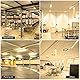 Bellanny 10W LED Deckenleucht Röhre Licht 30cm, 1200LM Leuchtstoffröhre 3000K Warmweiß LED Feuchtraumleuchte - 120° Abstrahlwinkel Lichtleiste für Badzimmer Wohnzimmer Küche Garage Werkstatt Büro