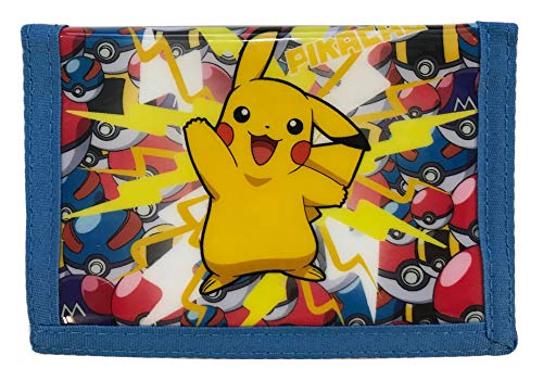 Pokémon Pikachu – Flash Strike ! – Portefeuille 3 volets pour pièces de monnaie et cartes